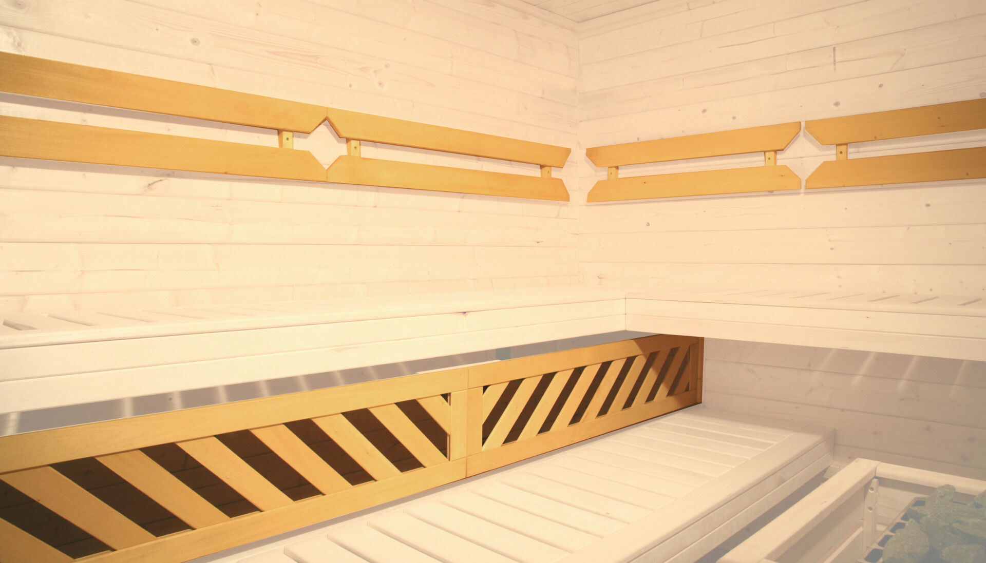 weka Design-Sauna KEMI PANORAMA 2 inkl. 7,5 kW OS-Ofenset