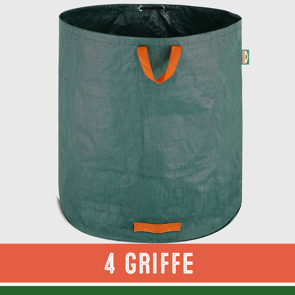 Gartenabfallsack 2er-Set Grün je 500 Liter