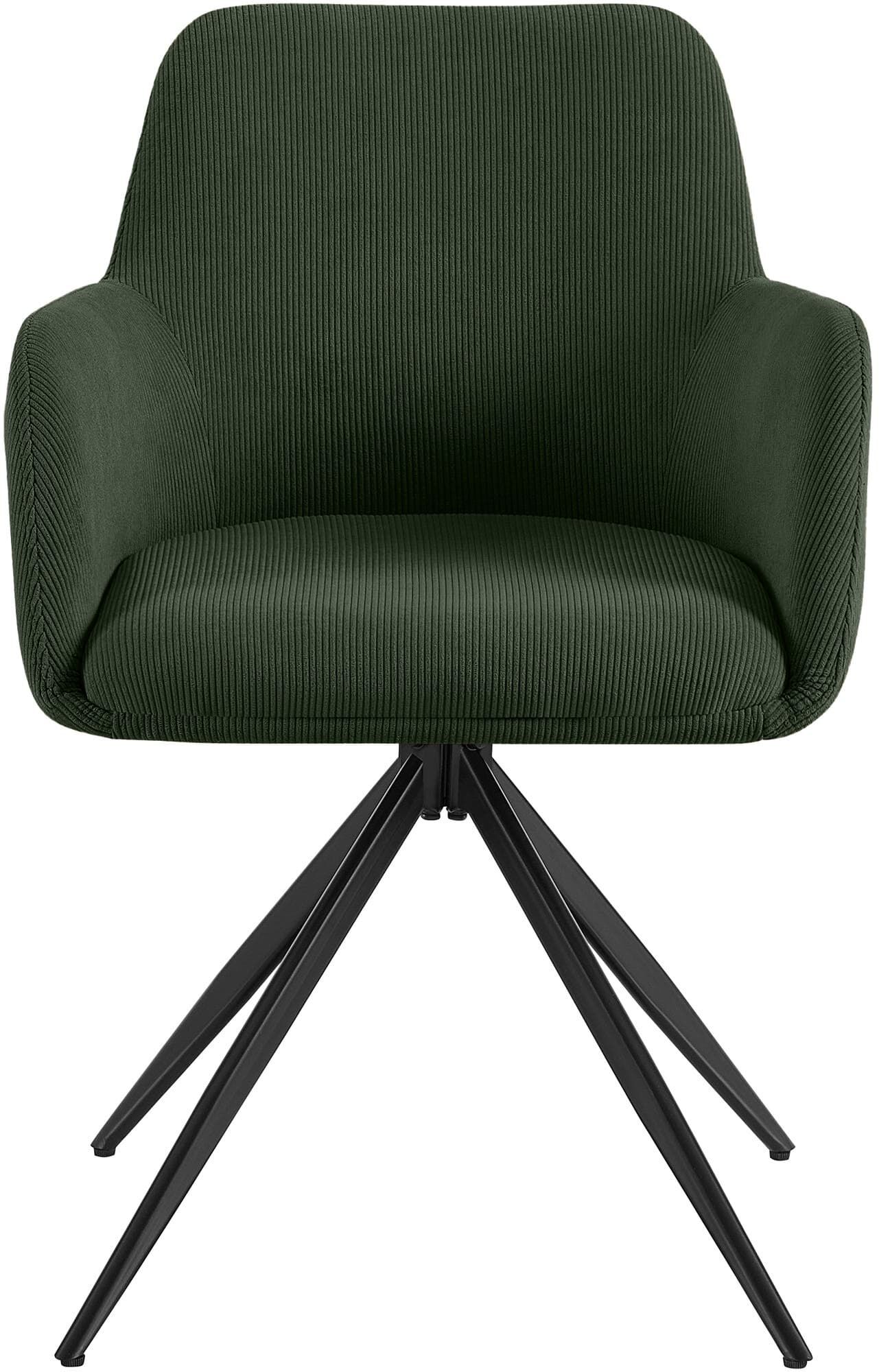 Esszimmerstuhl Olema Cord, grün