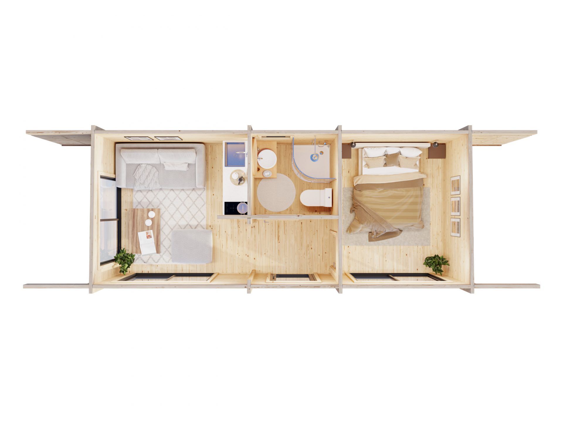 Palmako Ferienhaus Cecilia 21,8 m2