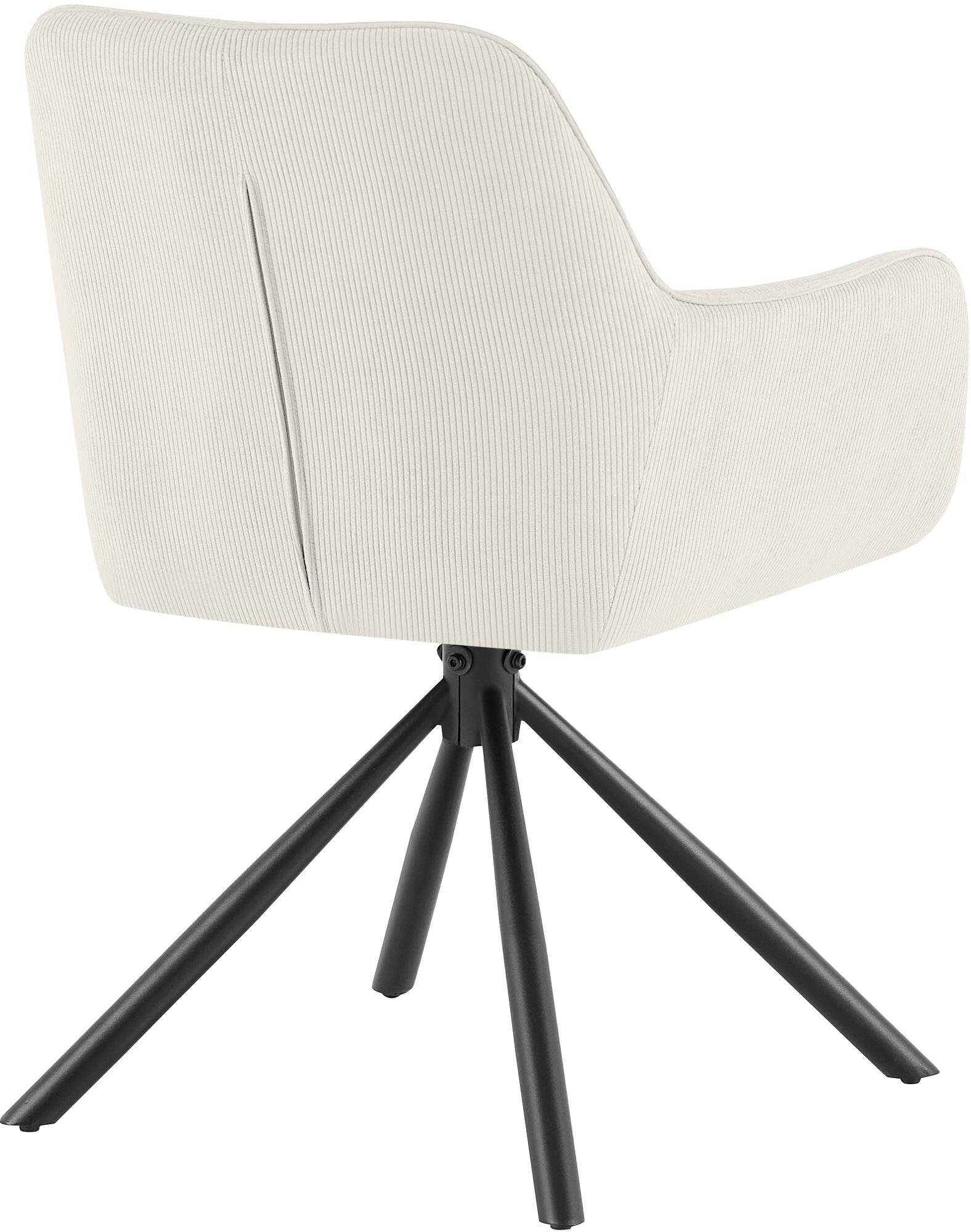 Stuhl Tipton Cord, creme