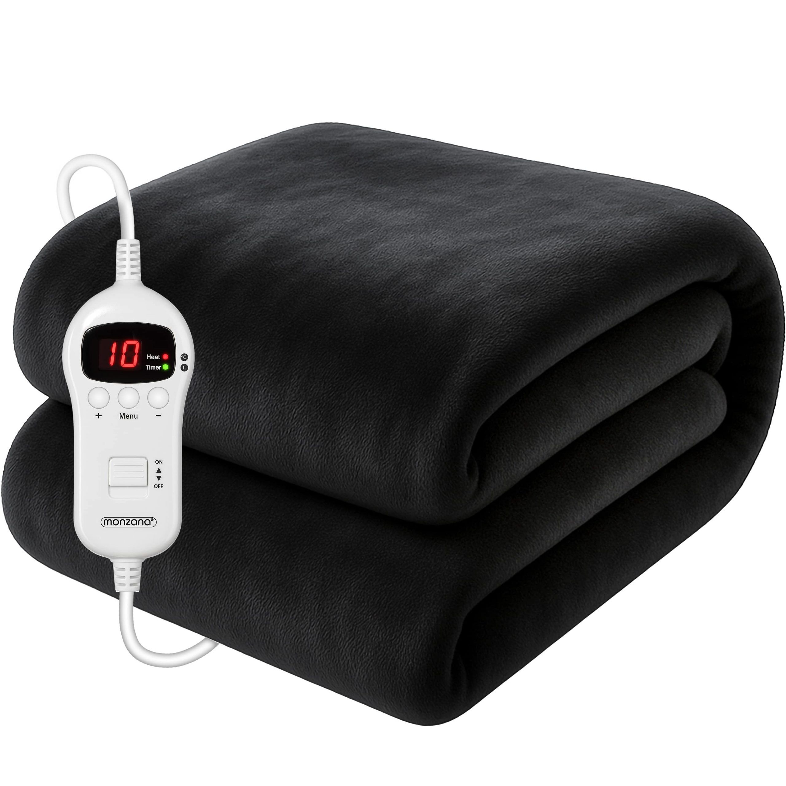 Heizdecke Coral Fleece Anthrazit 180x130ccm