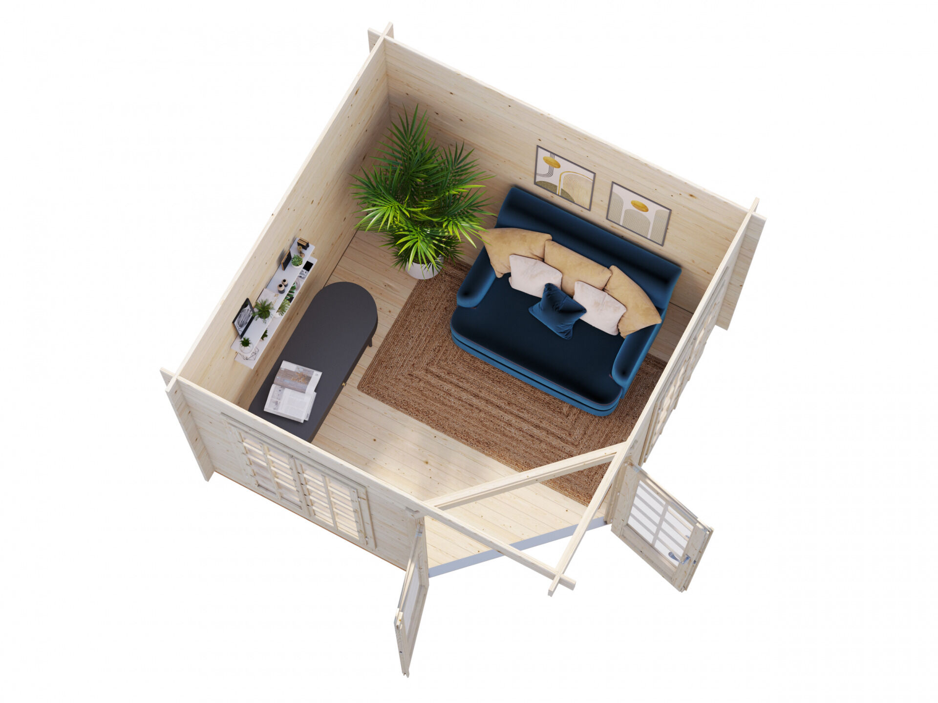 Palmako 5 Eck Gartenhaus Melanie 7,0 m²