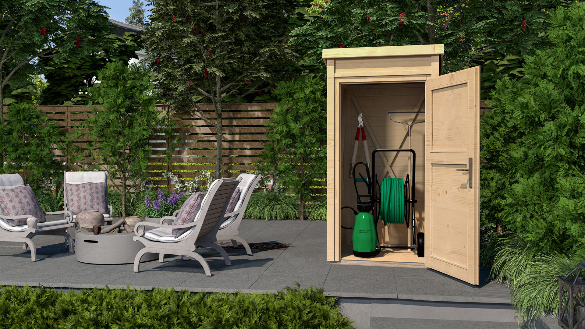 weka Elementhaus 367 Gartenhaus 1,1x1,1m