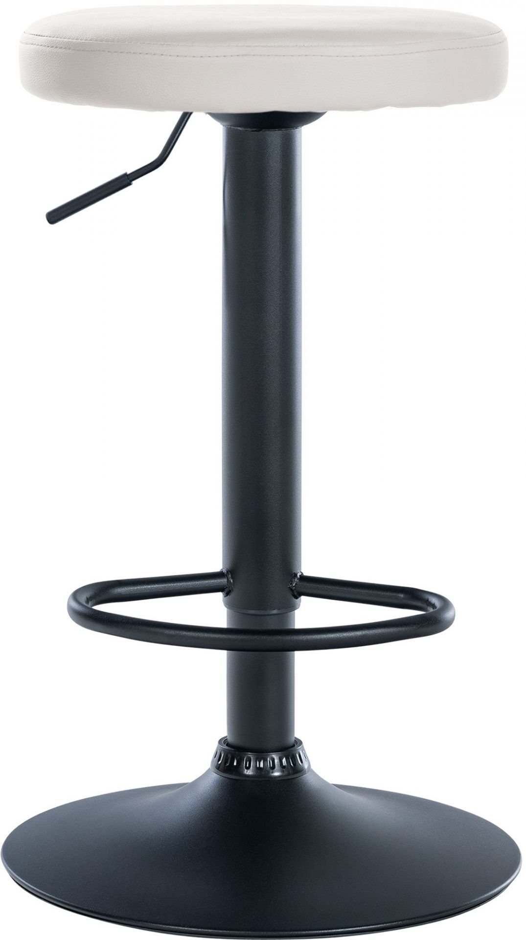 2er Set Barhocker Ponte Kunstleder schwarz, weiß