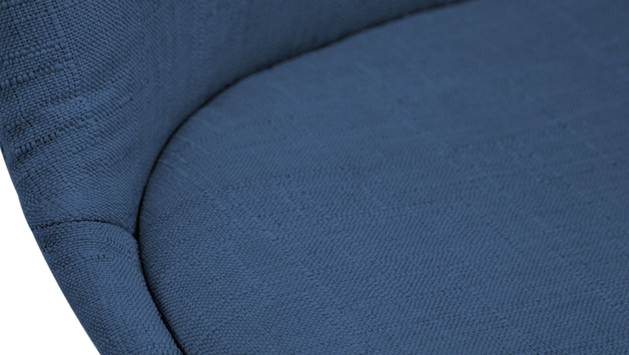 Besucherstuhl Borneo V2 Natura Stoff, blau