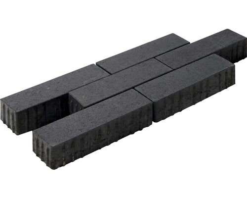 Pflasterstein Rechteckpflaster Crescendo 30x10x8 cm, Anthrazit mit Microfase