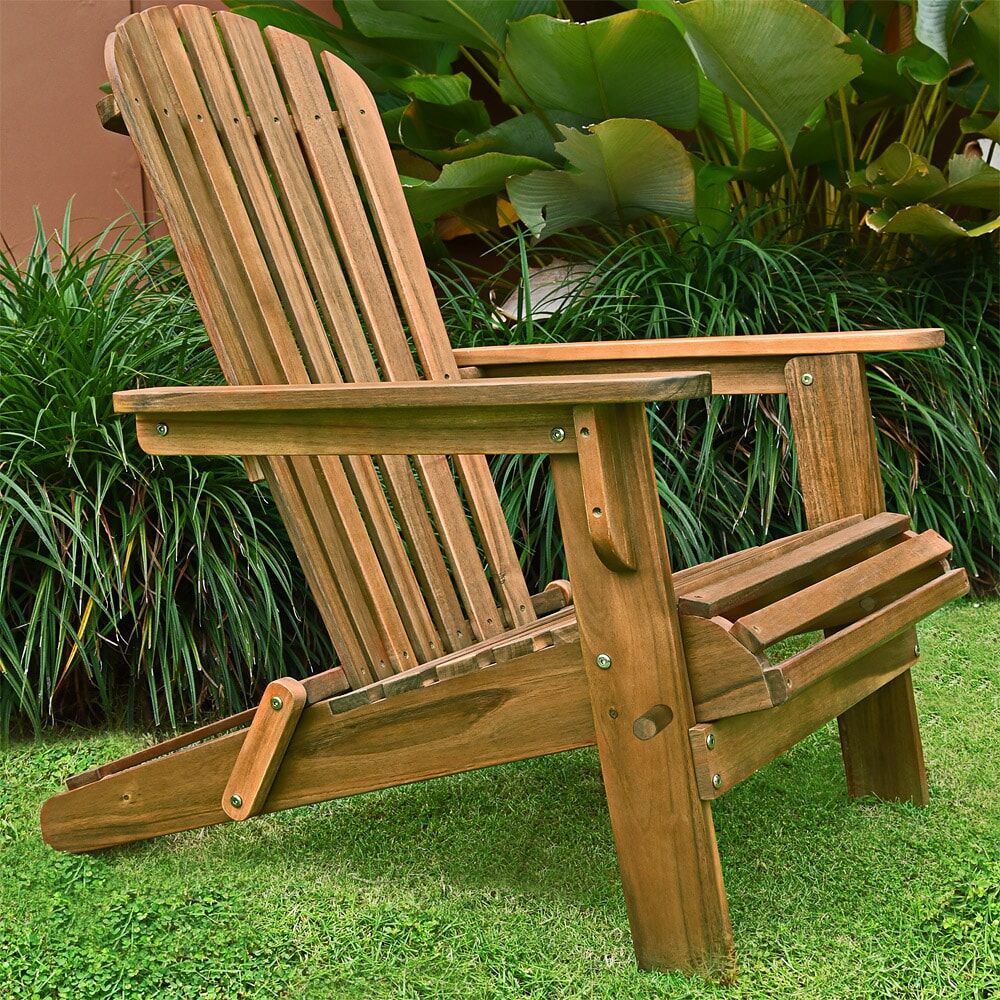 Liegestuhl Adirondack Akazienholz klappbar