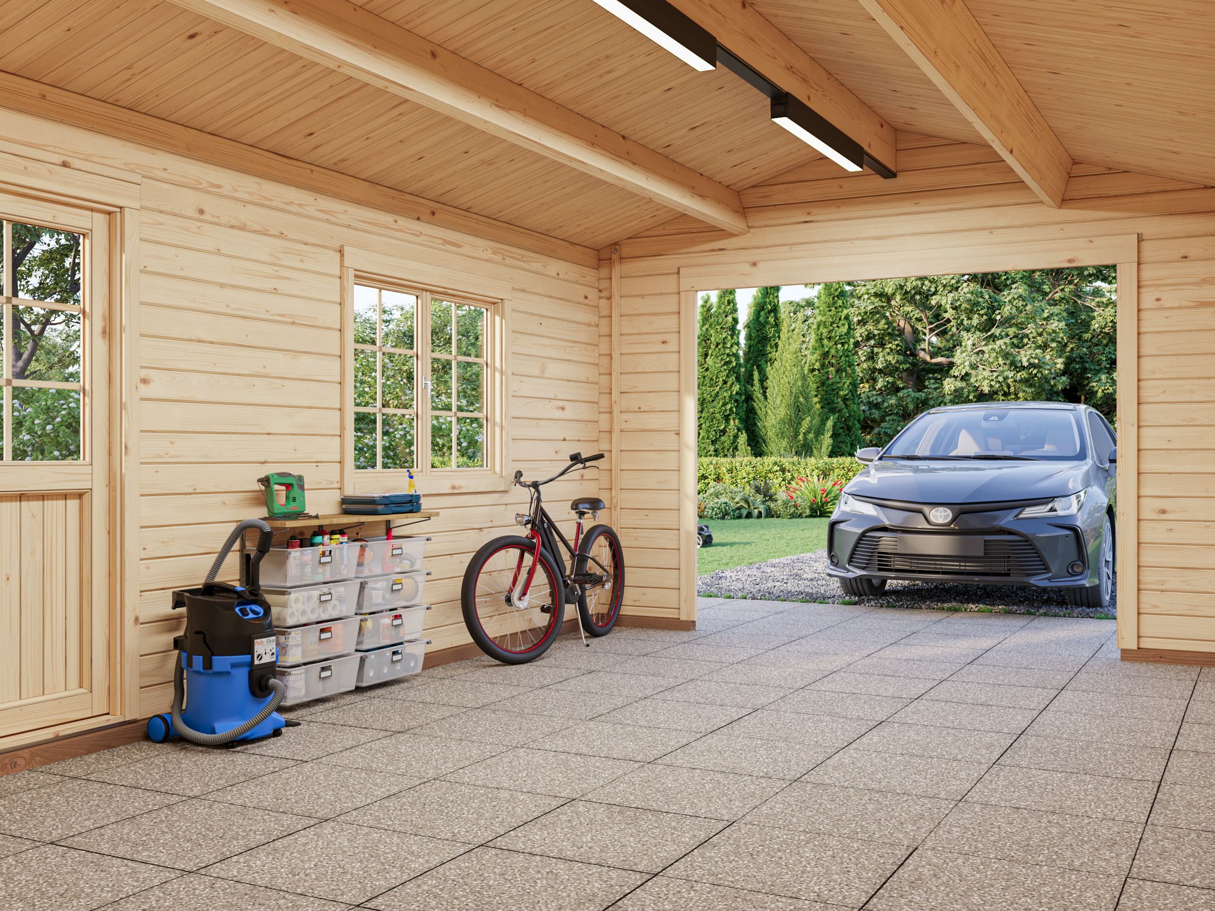 Palmako Holzgarage Roger 19,0 m²