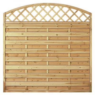 Maxi-Bogen Ranki 180 x 180/160 cm, Rahmen 45/45 mm, kdi grün, Lamellen geriffelt &amp; geschraubt