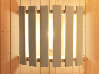 Saunaleuchte Modern zur Eckmontage