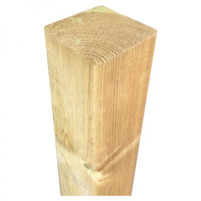 Kantholzpfosten, 9 x 9 x 180 cm, kdi grün, allseitig glatt