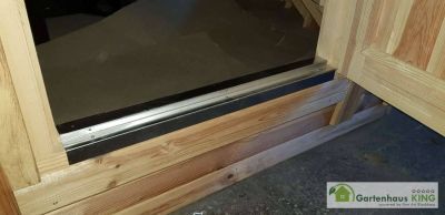 Edelstahl Türschwelle für Kota Modell Finnland