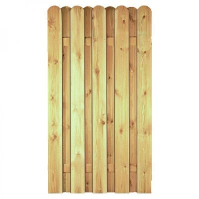 DAAN-Serie gerade, 100 x 180 cm, kdi-grün, Lamellen 20 x 145 mm, geschraubt