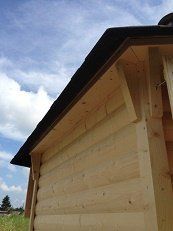 Seitenwanderhöhung 13cm für Kota 9 m2 mit Anbau Modell Finnland