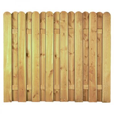 DAAN-Serie gerade, 180 x 150 cm, kdi-grün, Lamellen 20 x 145 mm, geschraubt