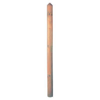 Zaunlatten 5,5 x 100 cm 25er Set, gefräst, gespitzt, kdi braun, für Jäger- und Senkrechtzaun