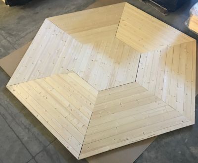 geschlossener Fussboden für Kota 9 m2 Modell Exzellent