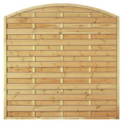 Maxi-Bogen 180 x 180/160 cm, Rahmen 45/45 mm, kdi grün, Lamellen geriffelt &amp; geschraubt