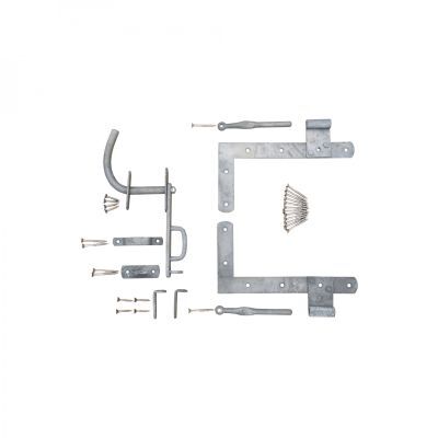 Beschlag f. Lamellen- &amp; Maxi-Zauntor, verzinkt, katonverpackt