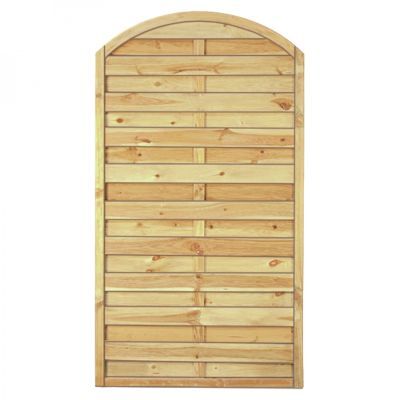 Maxi-Bogen 100 x 180/160 cm, Rahmen 45/45 mm, kdi grün, Lamellen geriffelt &amp; geschraubt