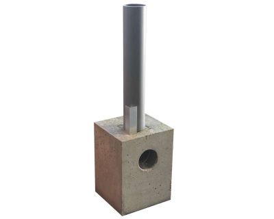 Betonfuß mit Ablauf