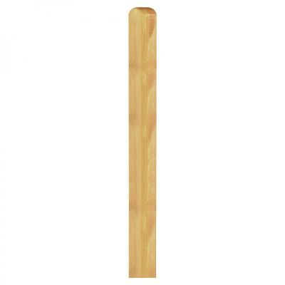 Pfosten Kopf gerundet, 9 x 9 x 110 cm, kdi grün, allseitig glatt