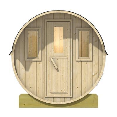 Zusatzfenster für Saunafass